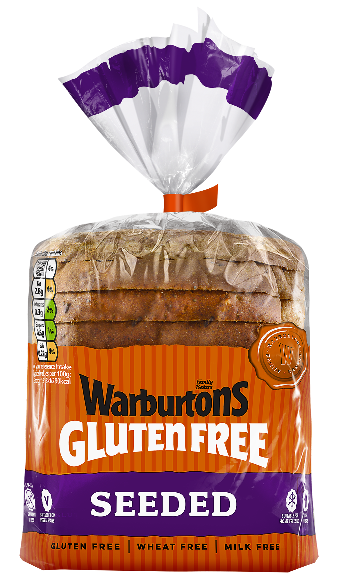 Warburtons Gluten Free Seeded Loaf